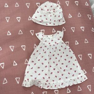 Anna’s Handmade dress and hat to match